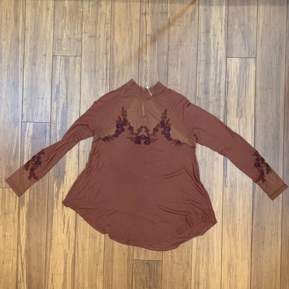 Free people Sehali embroidered mesh top - Picture 2 of 8